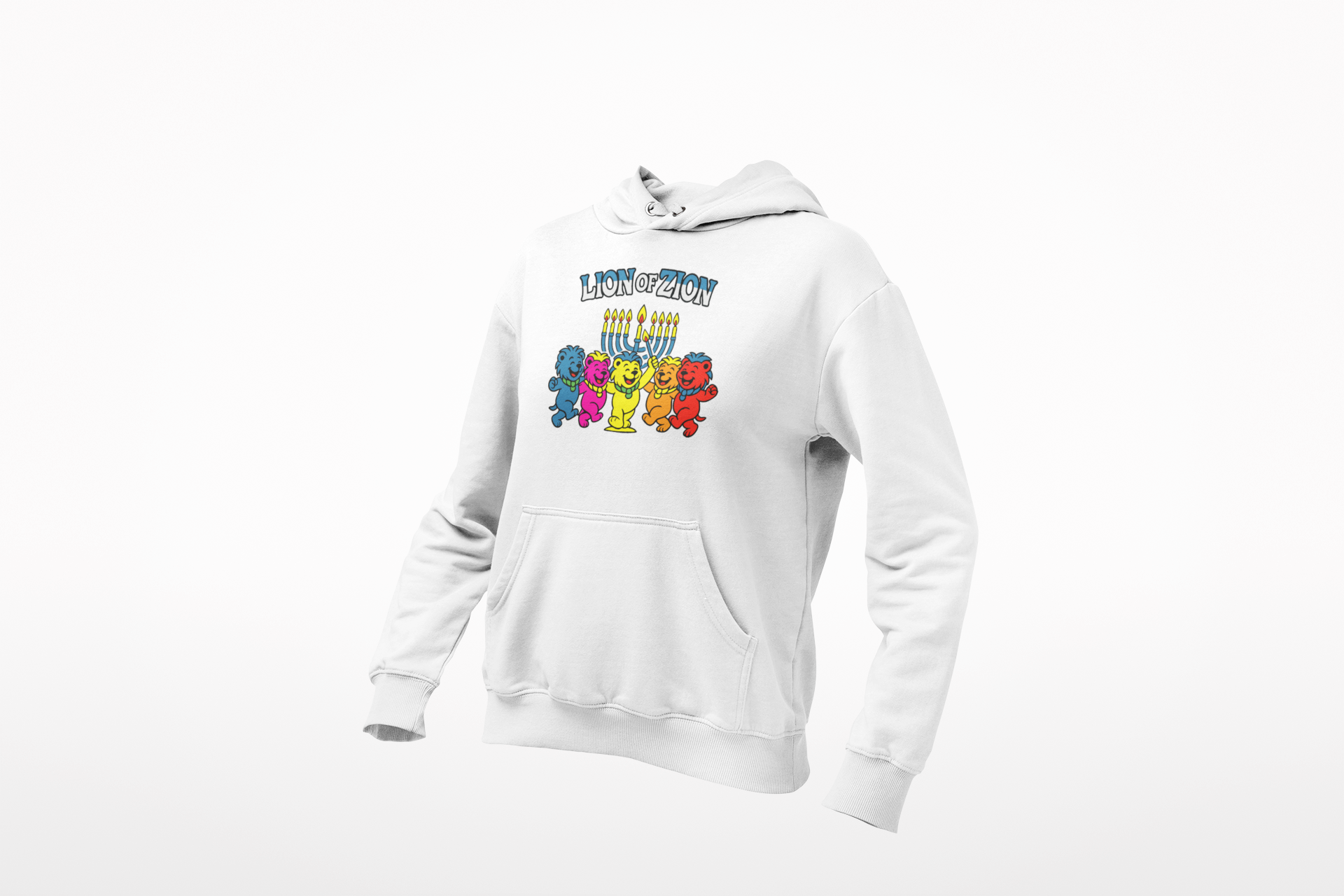 Lion of Zion Chanukkah Hoodie