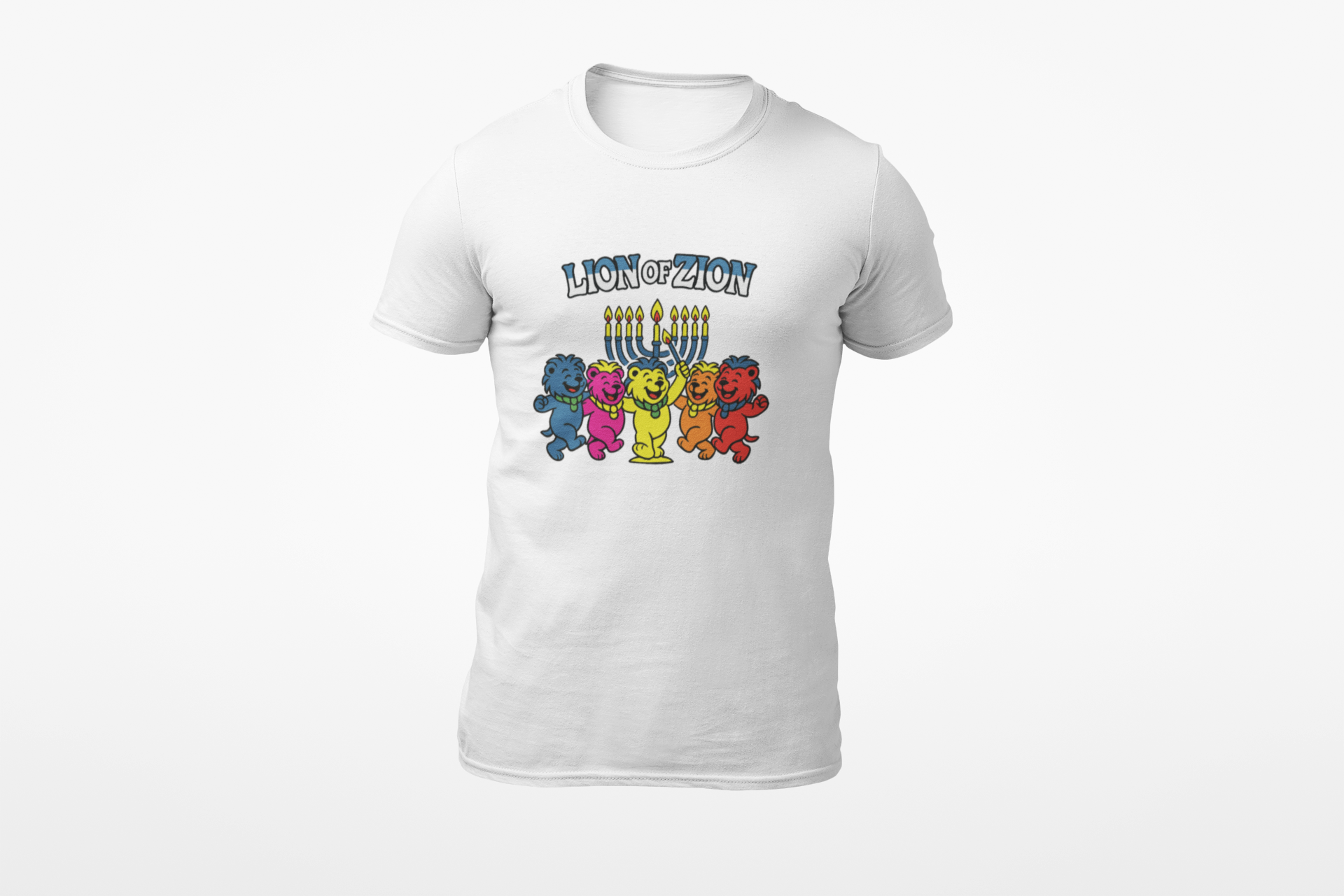 Lion of Zion Chanukkah Tee