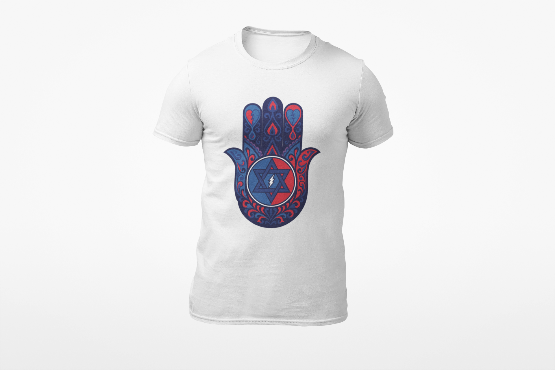 Lion of Zion Star of David Hamsa Tee