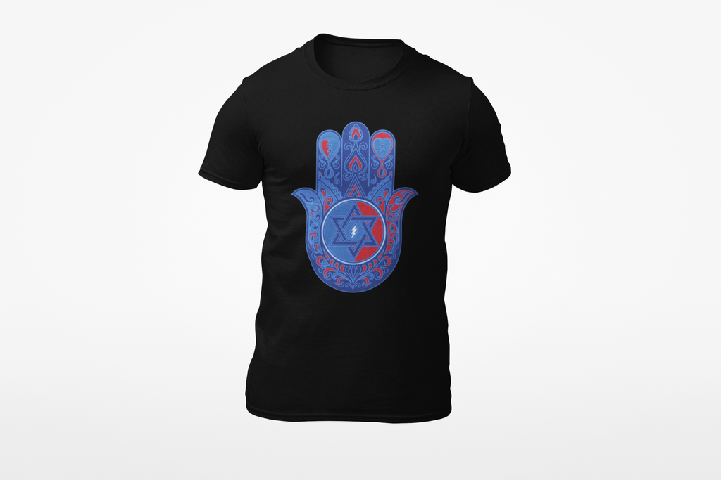 Lion of Zion Star of David Hamsa Tee